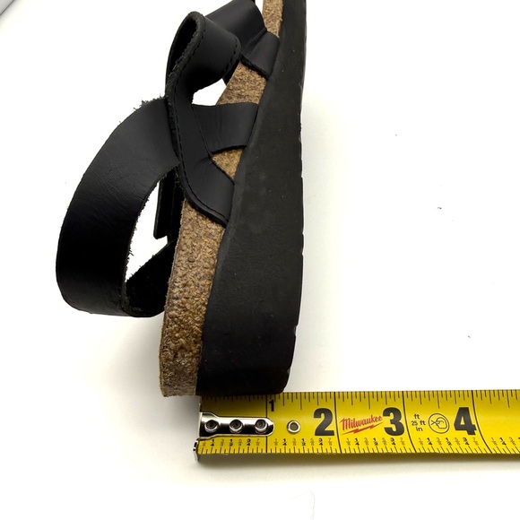 NAOT Kayla Wedge Sandals Strappy Black EU 36 - Picture 12 of 15